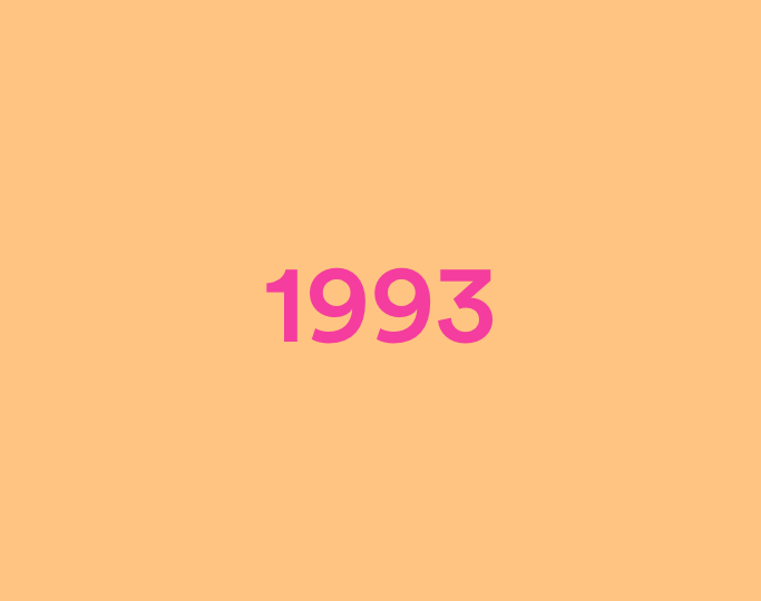 Text that reads: 1993